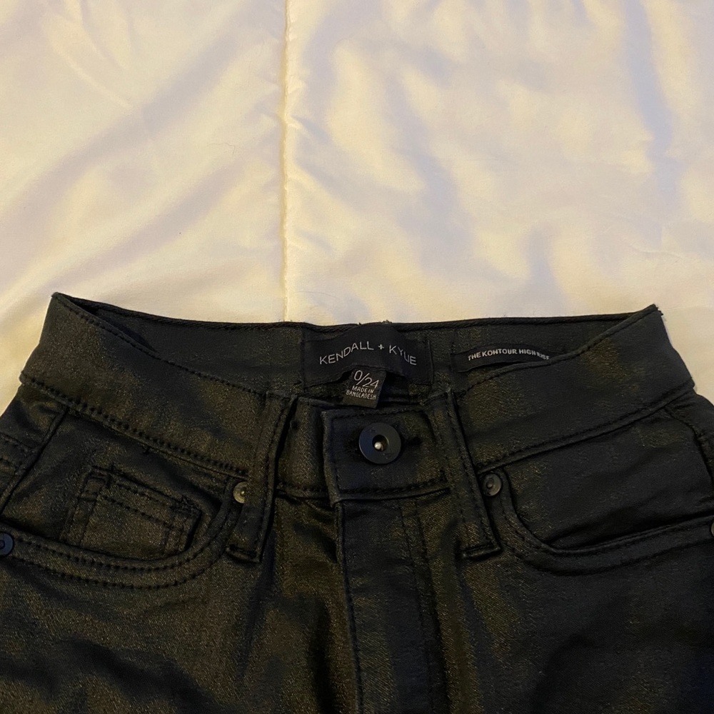 Kendall and Kylie Black Sparkly Jeans